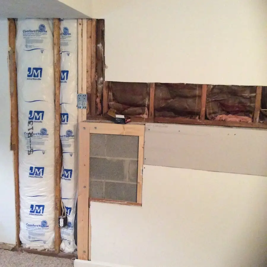 Wall insulation replacement during Contents Cleaning & Restoration in Rio Rico